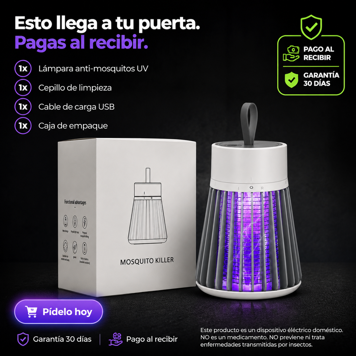 Repelente Eletronico Con Lampara - ID25350 — vista 7